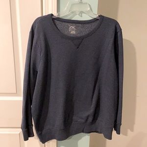 Navy crew neck sweatshirt